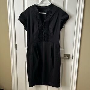 Ann Taylor Ruffle Front Dress